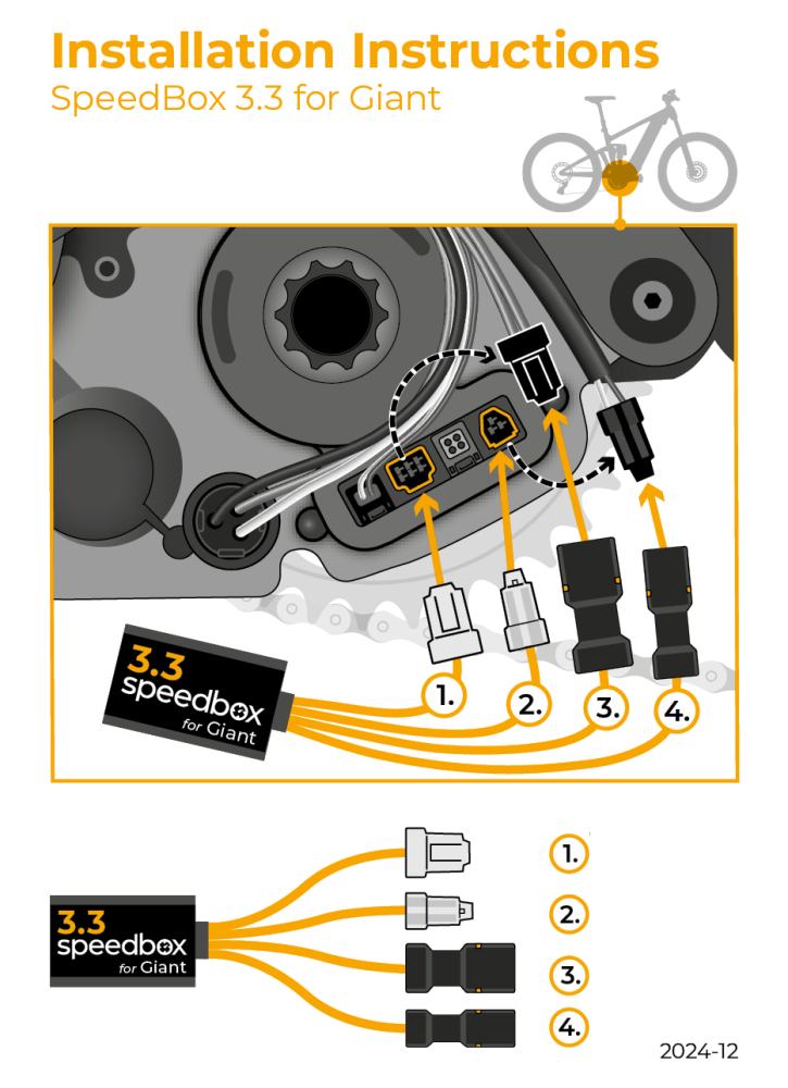 SPEEDBOX 3.3 for Giant  MOTOR YAMAHA PW-X3